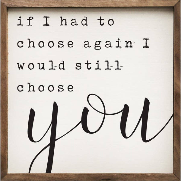 Still Choose You White: 8 x 8 x 1.5