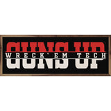 Word Cutout Texas Tech University: 12 x 4 x 1.5