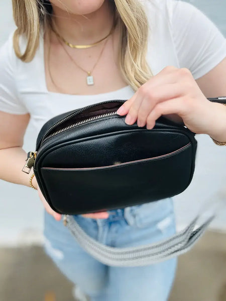 The Emily Crossbody: Black