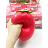 Jumbo Strawberry Squeeze Toy: RED / ONE(4)
