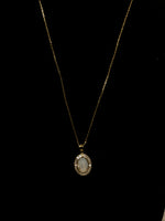 Gold Lady Guadalupe Necklace