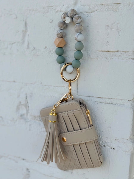 Keychain Wallet Gray