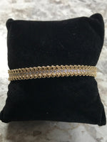 Gold Bracelet with C.Z