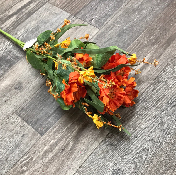 Zinnia & wildflower bush