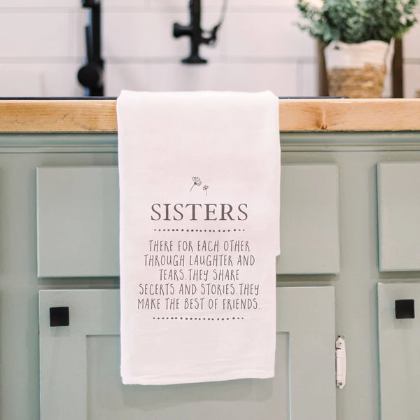 Sisters Tea Towel