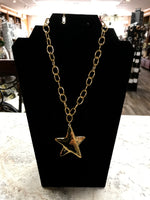 Gold Chain Star Necklace