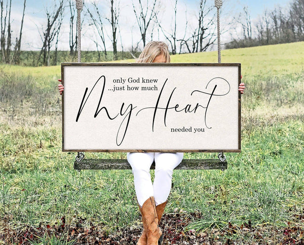 When my heart is overwhelmed: White As Shown / 7x13 Framed