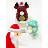 Blow Bubble Cute Christmas Character Squishy: MIX COLOR / ONE(12)