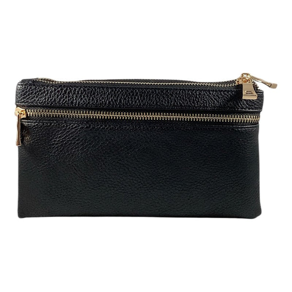 Compartment Crossbody/Wristlet - Black