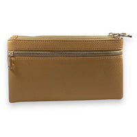 Compartment Crossbody/Wristlet - Camel