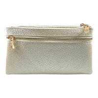 Compartment Crossbody/Wristlet - Ivory Shimmer