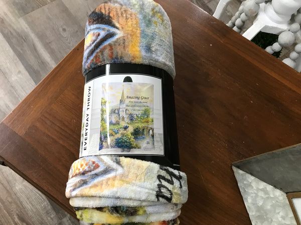 Amazing Grace Fleece Throw