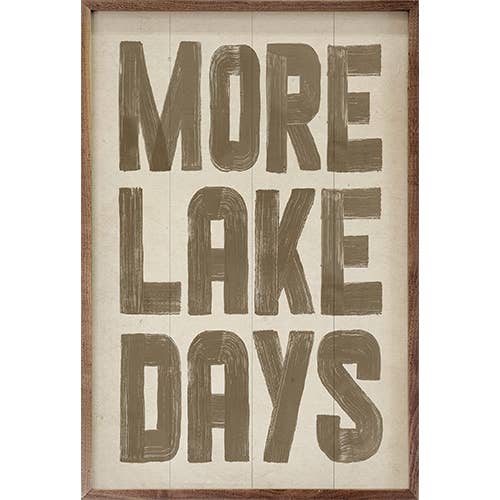 More Lake Days Brown: 5x8