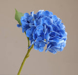 12.5"Real Touch lifelike Hydrangea-6”bloom: Light Blue