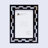 Photo Frame Pearlescent Tiptoe Collection Black Collection 5x7