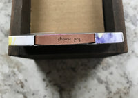 Rose Gold "choose joy" Bracelet