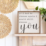 Still Choose You White: 8 x 8 x 1.5