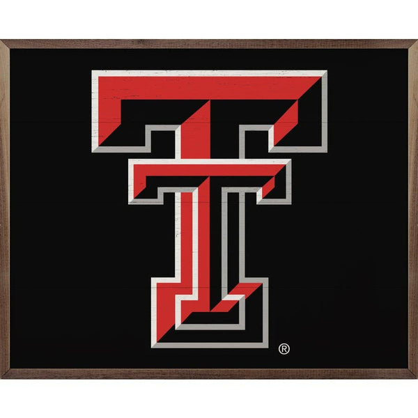 Bold Logo Texas Tech University: 10 x 8 x 1.5