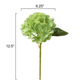 12.5"Real Touch lifelike Hydrangea-6”bloom: Royal Blue