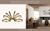 Decorative Sculpture - Gold Metal Slinky Ring, 11 in.