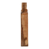 Decorative Vase - Natural Solid Wood Cut-Out Center, 14 in.