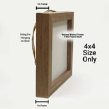 Love You Most Square White: 4 x 4 x 1