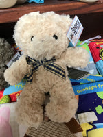 10" teddy bears cream