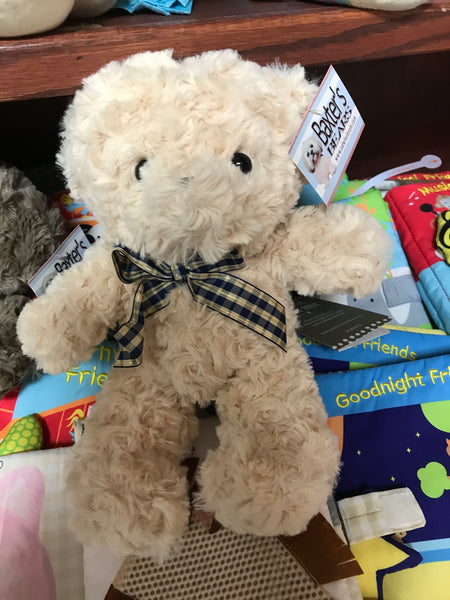 10" teddy bears cream