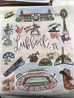 Lubbock Tea Towel