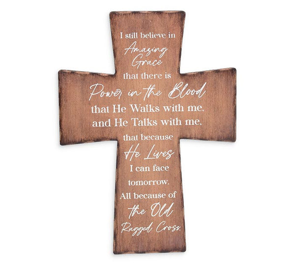 Wall Hanging Scripture Cross