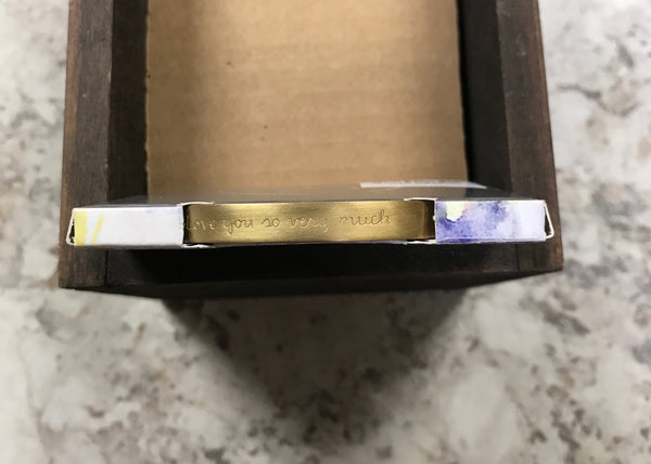 Gold "i love you so very much" Bracelet
