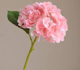 12.5"Real Touch lifelike Hydrangea-6”bloom: Royal Blue
