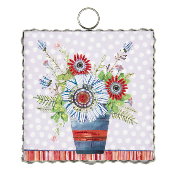 RT Mini Bucket of Flowers Print