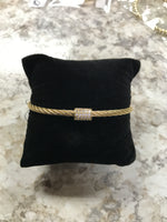 Gold Open Bangle