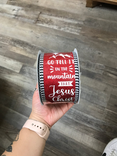 Tell it on the Mountain Ribbon