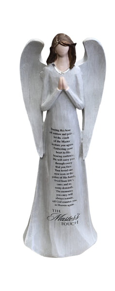 12" Angel with Quote - The Master's Touch