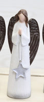 8" Angel Holding Star