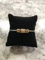 Mix Metal Bracelet with Twist