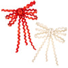 RT White Ric Rac Bows