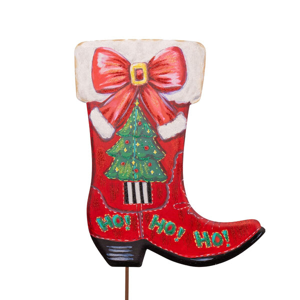 RT HoHoHo Cowboy Boot Stocking