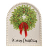 RT Merry Christmas Framed Wreath Print
