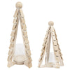RT Tall Wood Tree Lanterns