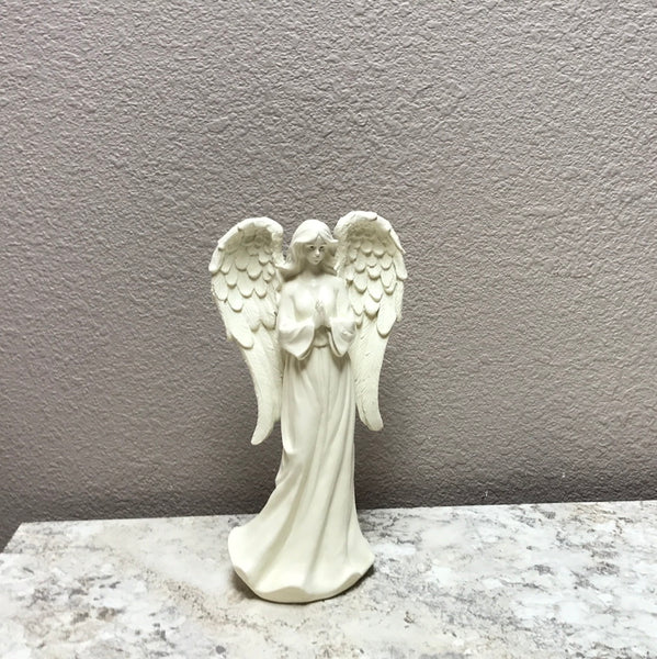 Resin Angel  w/Amazing Grace Music Box ( Praying Hands)
