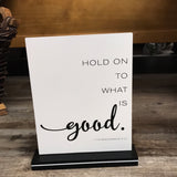 Black and white metal inspiration sign love