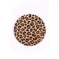 CHEETAH PRINT CAR COASTER