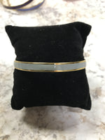 Gray Gold Bangle