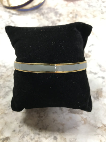 Gray Gold Bangle