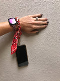 Purse/Phone Accessory-  red Bandana