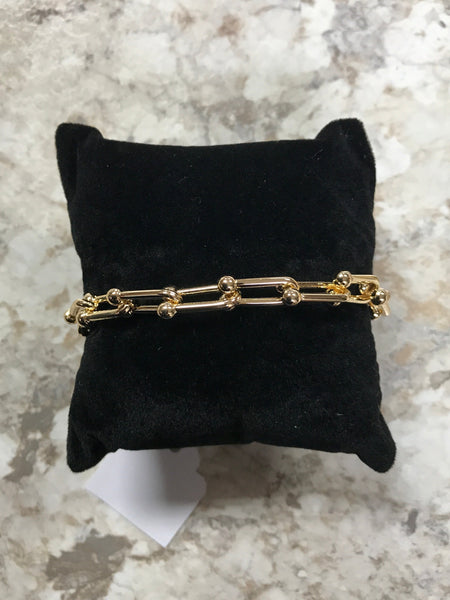 Gold Thin Chain Bracelet