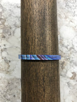Blue Patterned "always my mother, forever my friend" Bracelet
